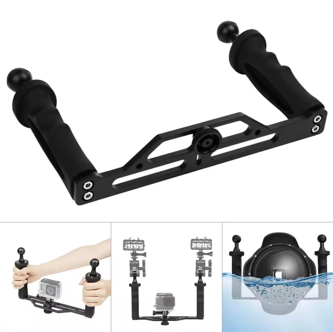 Estabilizador / Double Handle para GoPro e Câmeras em Geral. - Foto 4