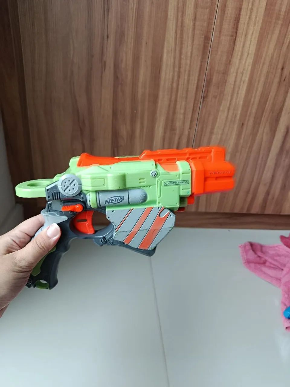 Pistola Nerf Vortex usada - funcionando - sem discos - Foto 3