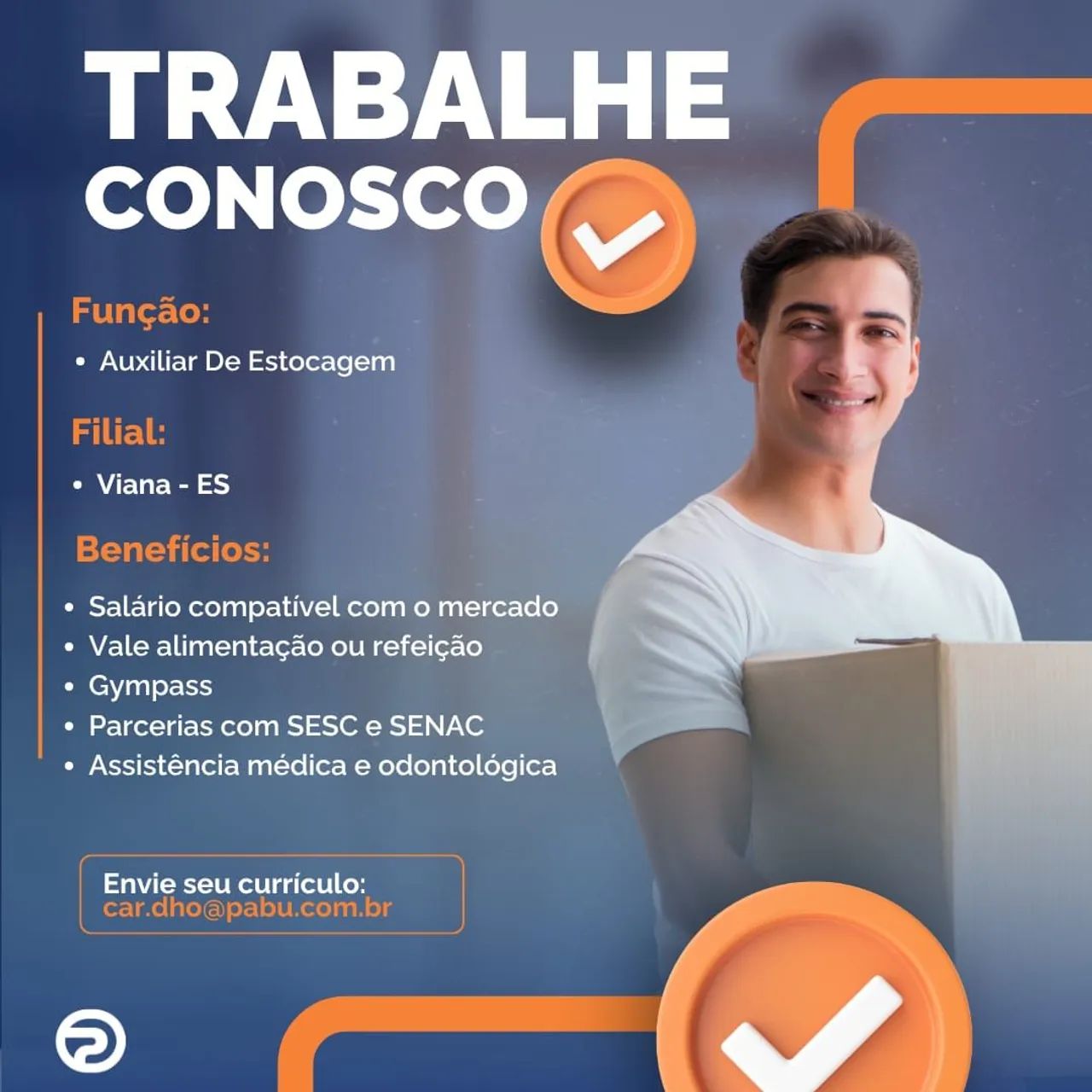 Auxiliar de estocagem