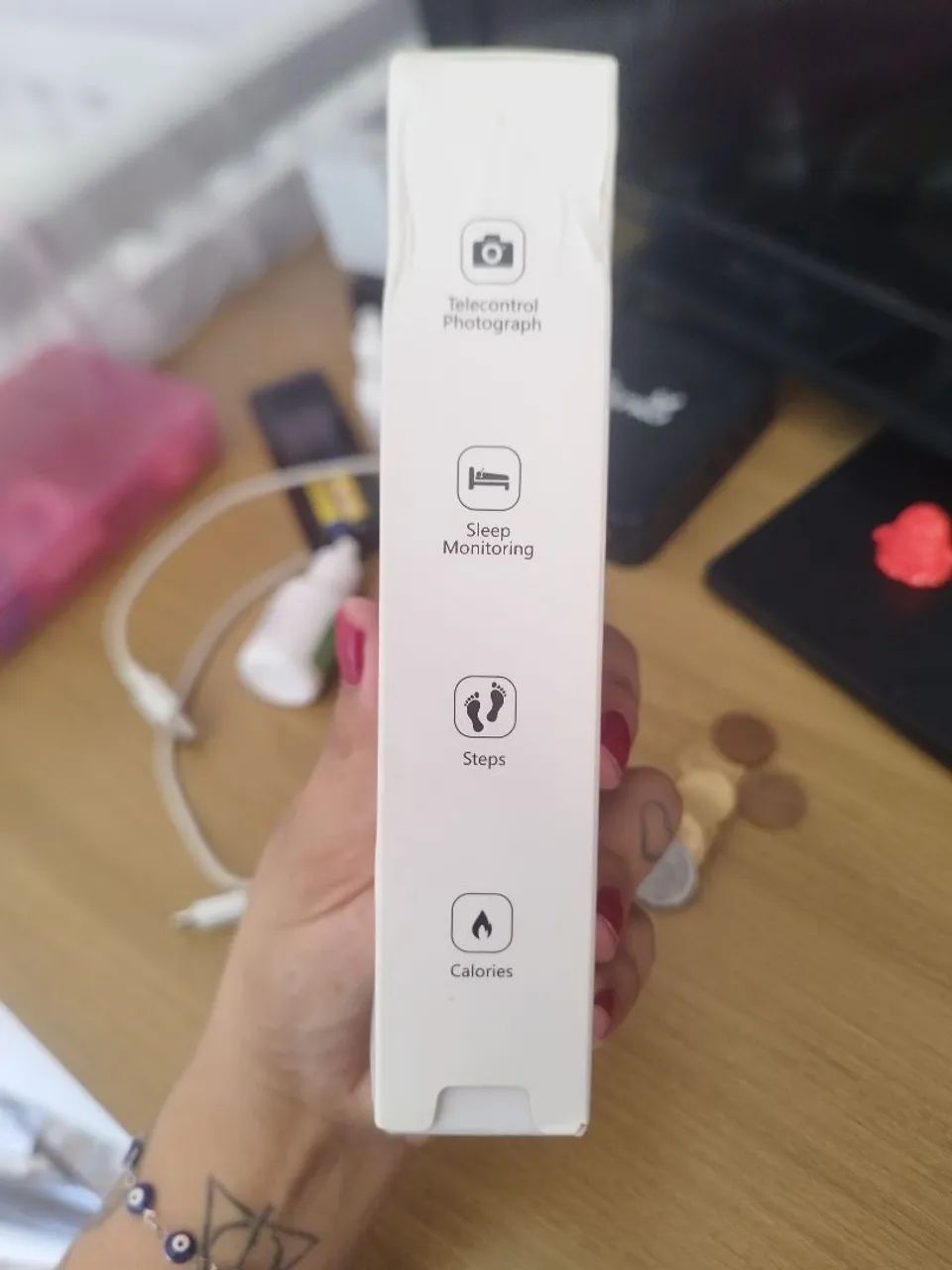 ? Smartwatch Rosa ? Semi-novo e completo - Foto 5