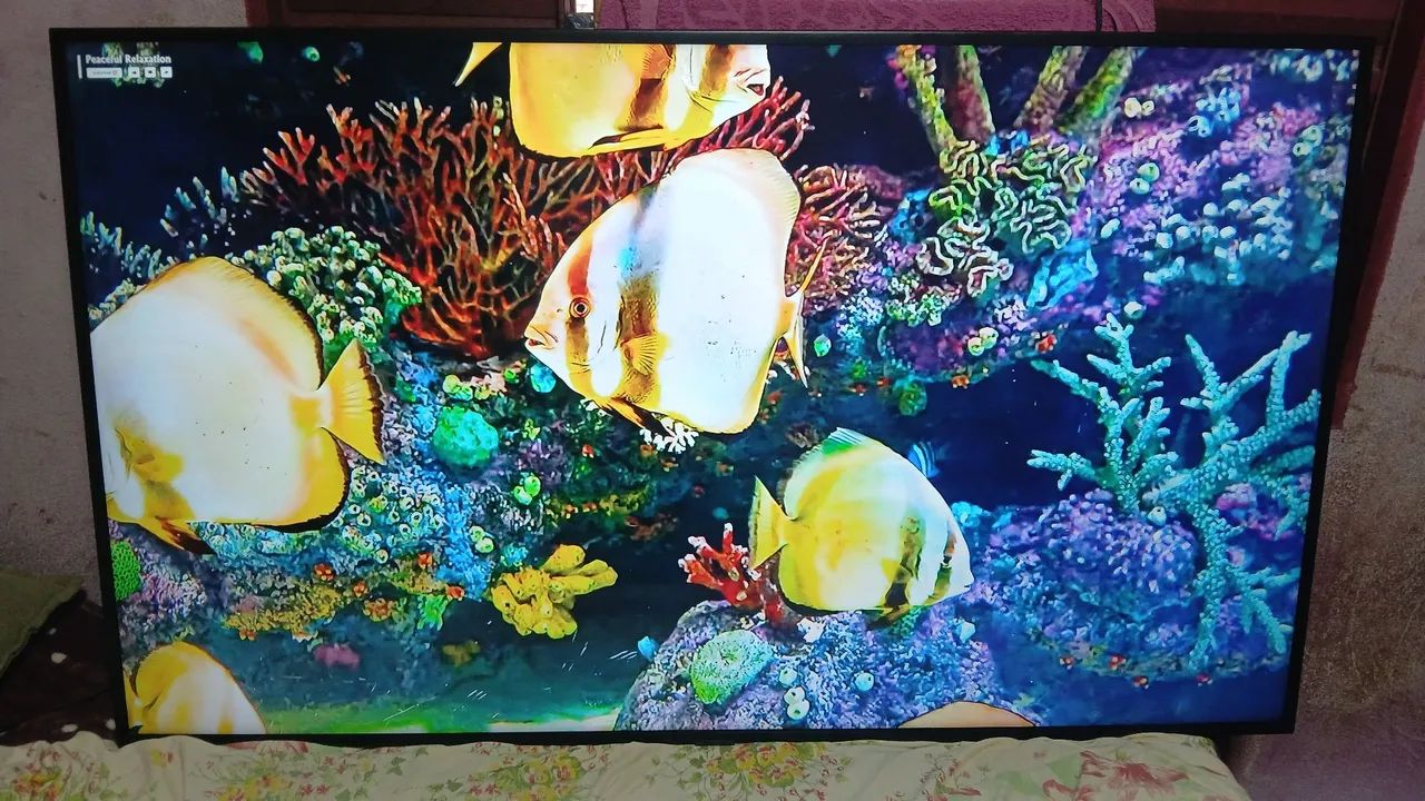 Vendo tv Samsung 60 polegadas smart 4k funcionando perfeitamente valor 1850 pra vim buscar - Foto 4