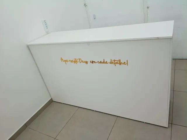 Balcão de Atendimento Branco 1,80m