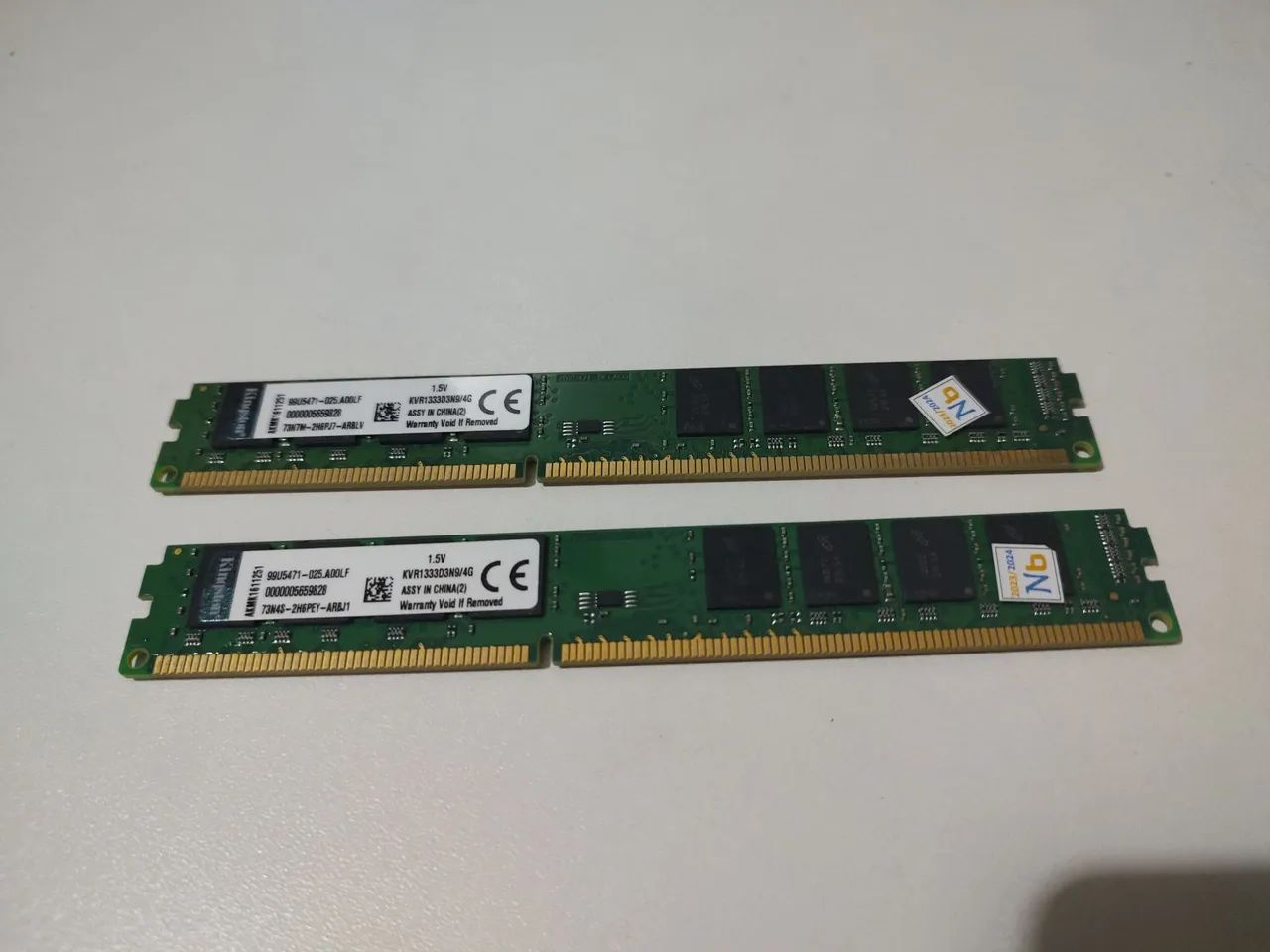 Memória Ram DDR3 Kingston 1333mhz 8Gb (2x4)