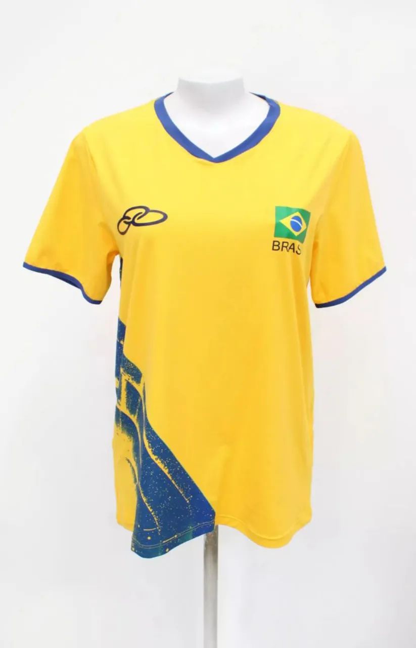 Camisa Brasil Vôlei CBV Olimpikus Original 2016 G - Foto 2
