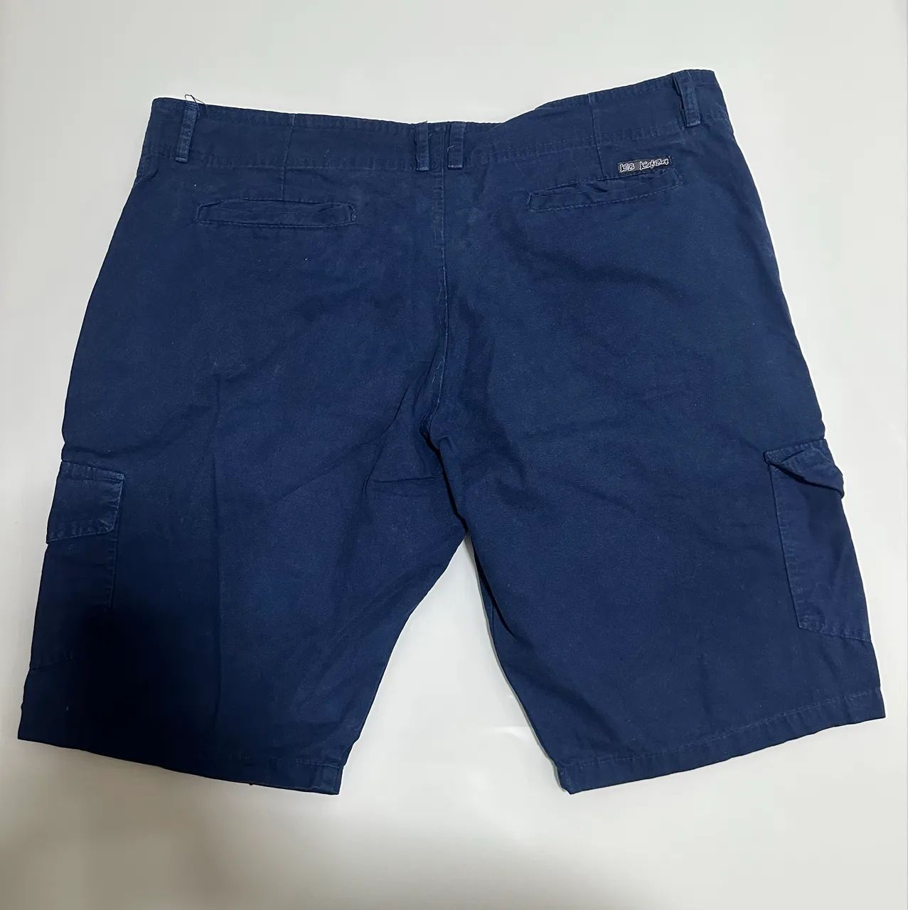 Bermuda Cargo Masculina de sarja azul marinho T- 48 - Foto 2