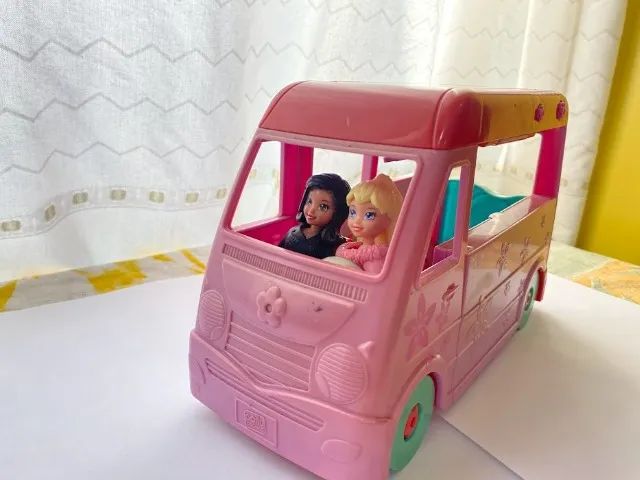 Van Camper Polly Pocket Raro Antigo