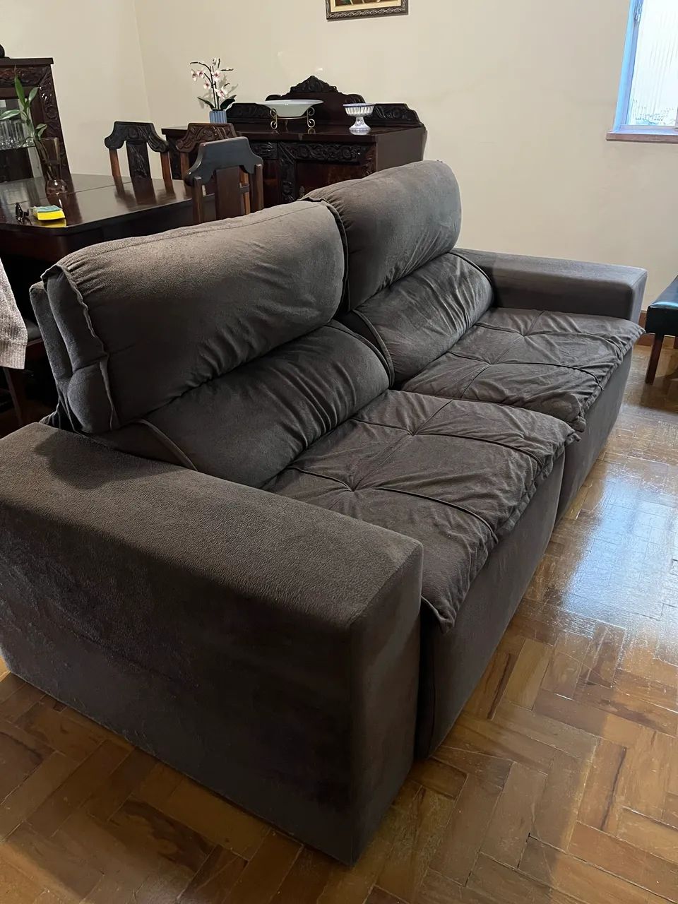 Sofá Retrátil e Reclinável  - Excelente Estado - Foto 3