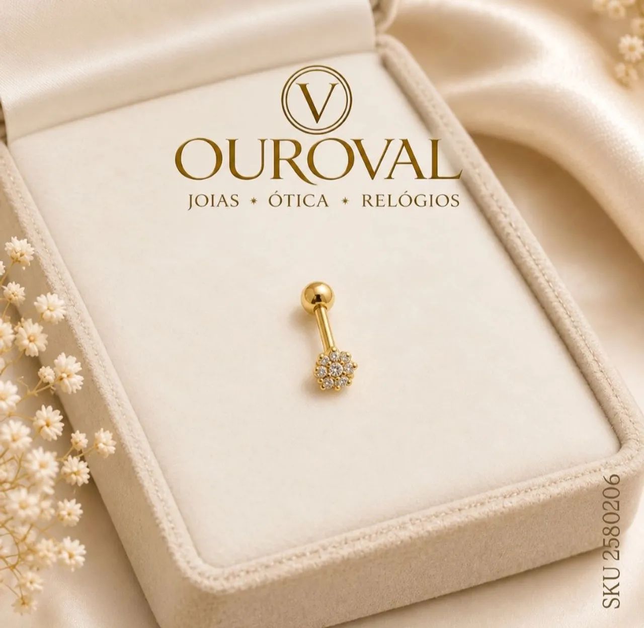 PIERCING EM OURO 18K SOB ENCOMENDA 