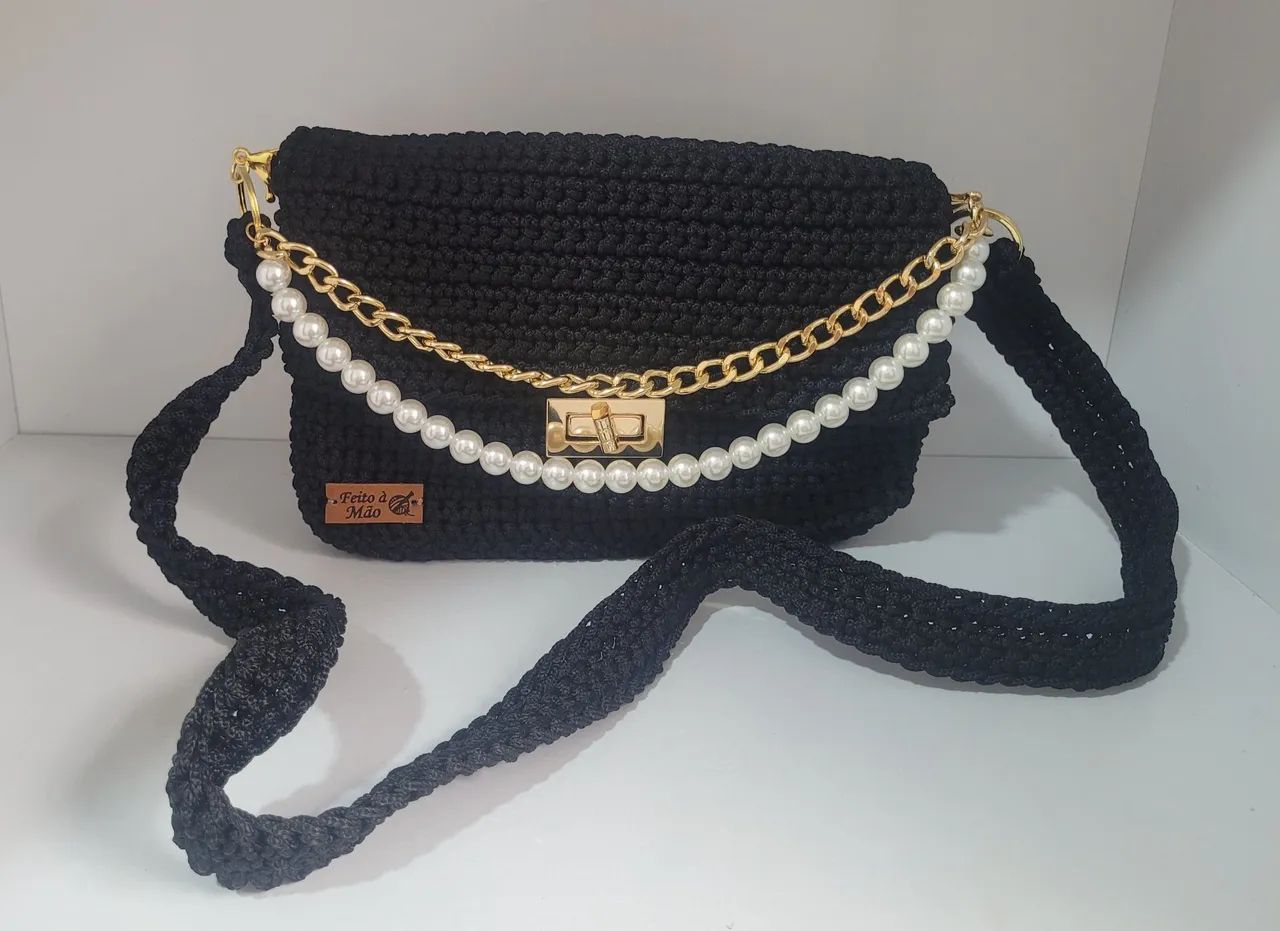 Bolsas de crochê,  pronta entrega e encomenda - Foto 3