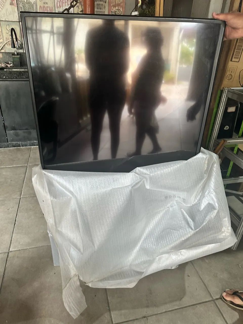 Tv LG 60 polegadas com tela quebrada 