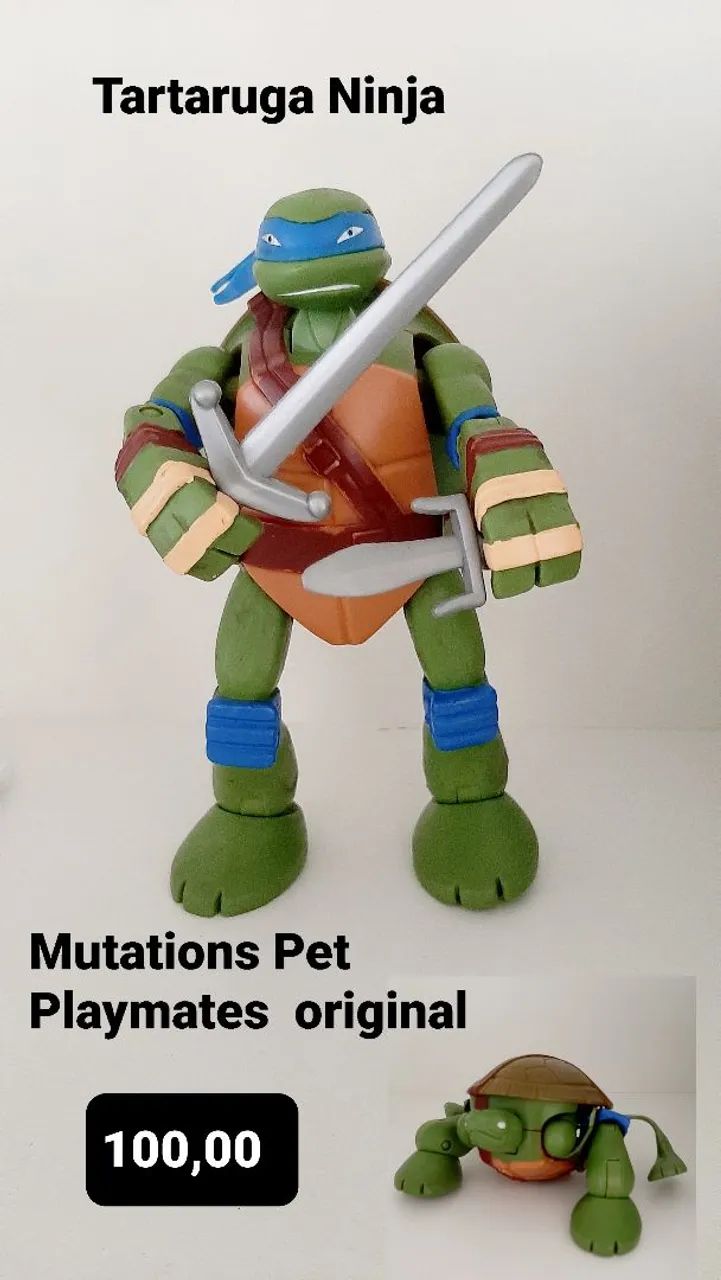 Tartaruga Ninja Mutations Pet Playmates 