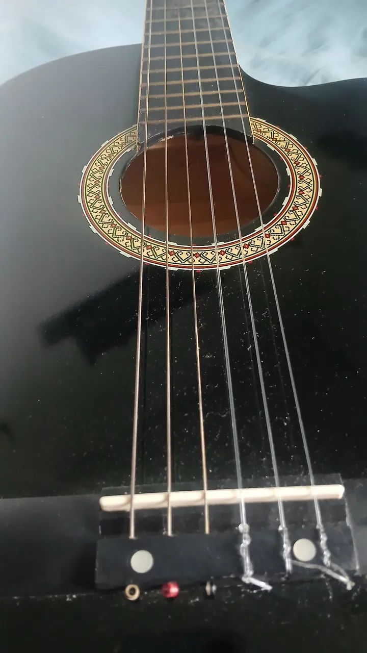 Violão de nilon elétrico  - Foto 3
