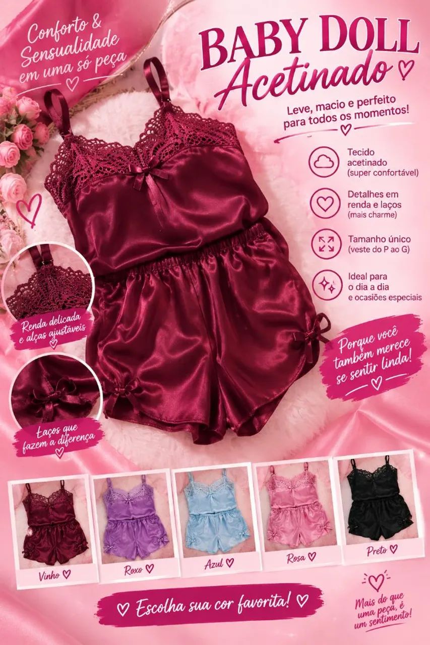 Body splash e baby doll - Foto 3