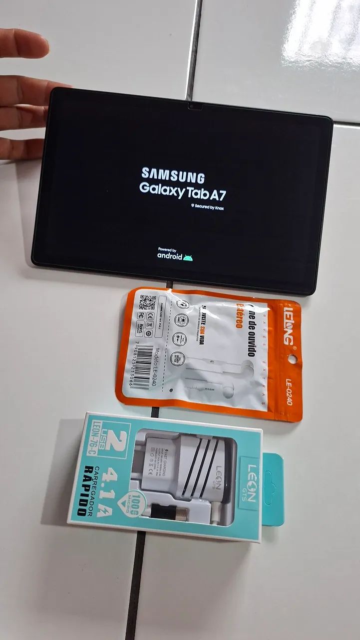 Samsung Tab A7 Tablet De 64Gbs e 10.4 polegadas Pega chip faz ligacao - Foto 3
