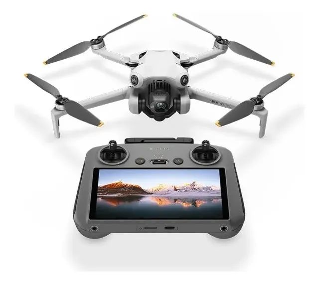 Drone (TROCO) DJI Mini 4 Pro Radio com Tela RC 2 + Acessórios