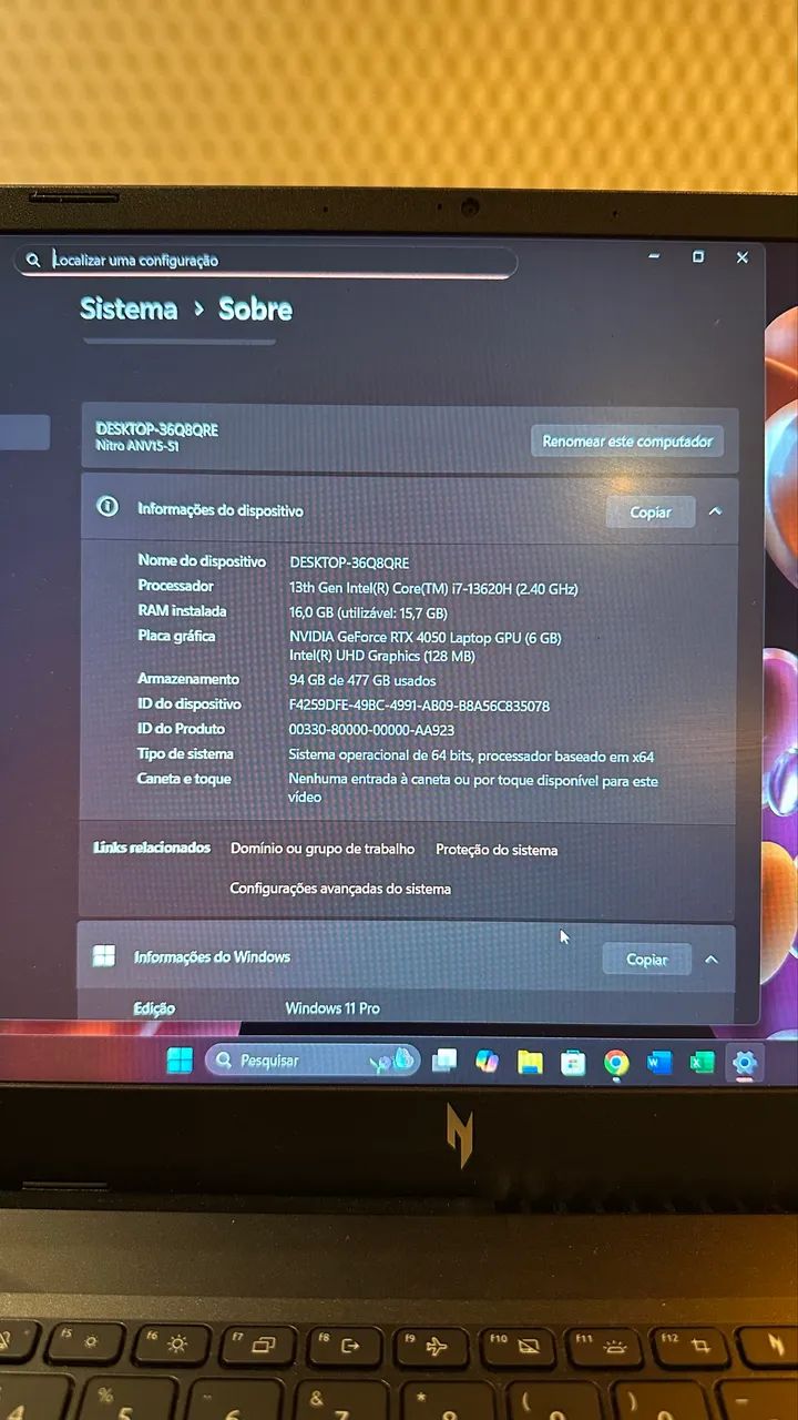 Acer nitro GAMER v15  - Foto 5
