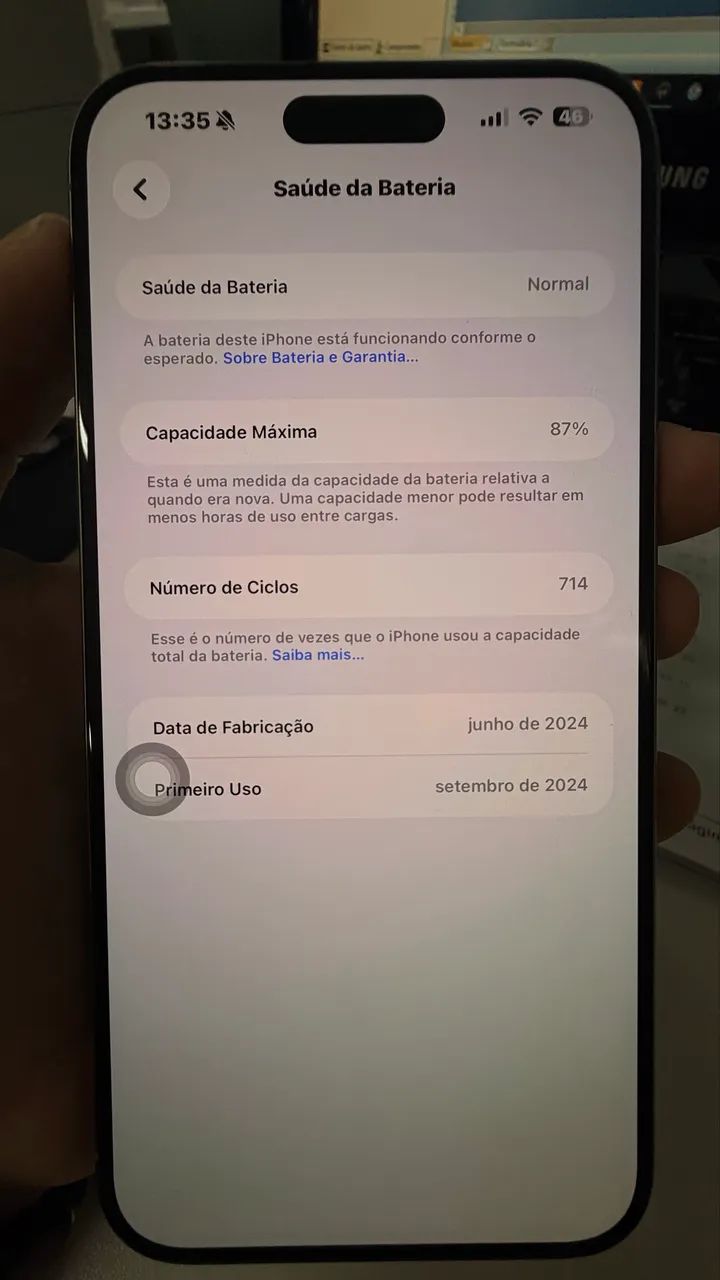 Pra vender logo: Iphone 15 pro max 256GB - Foto 2