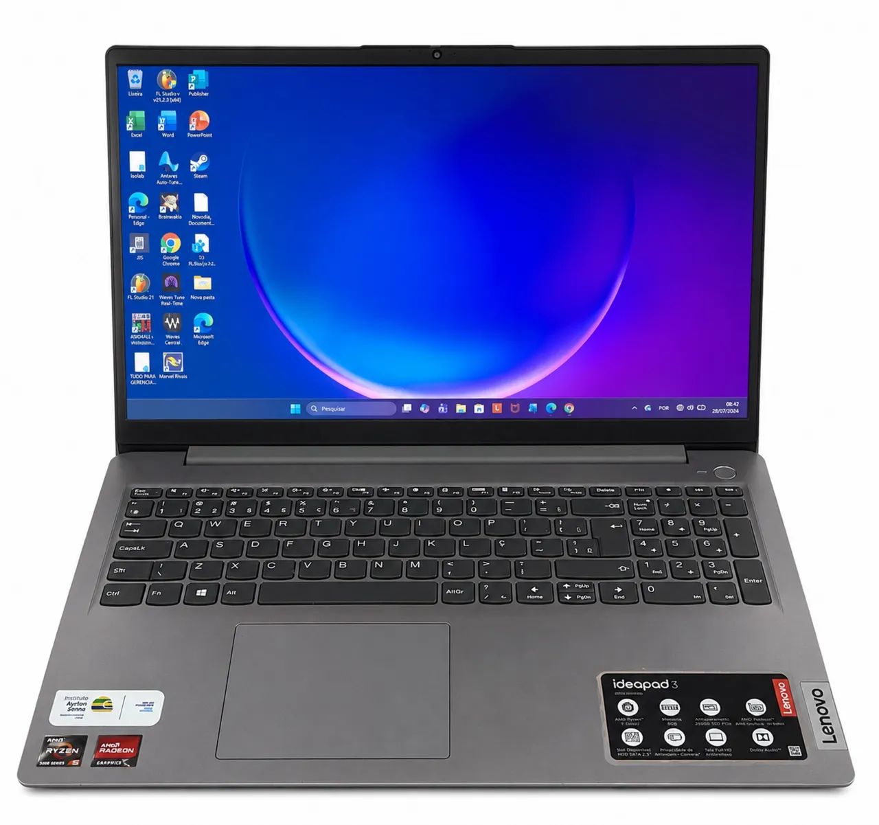 Notebook Lenovo IdeaPad 3 Ryzen 5 - Excelente Custo-Benefício
