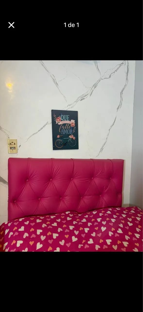 Cabeceira de cama solteiro