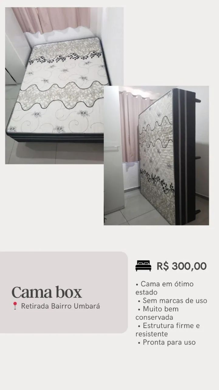Cama box conjugada 