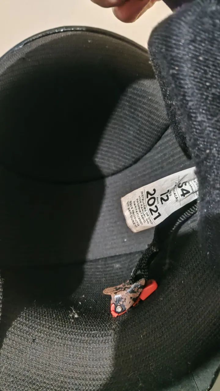 Vendo capacete tamanho 54  - Foto 5