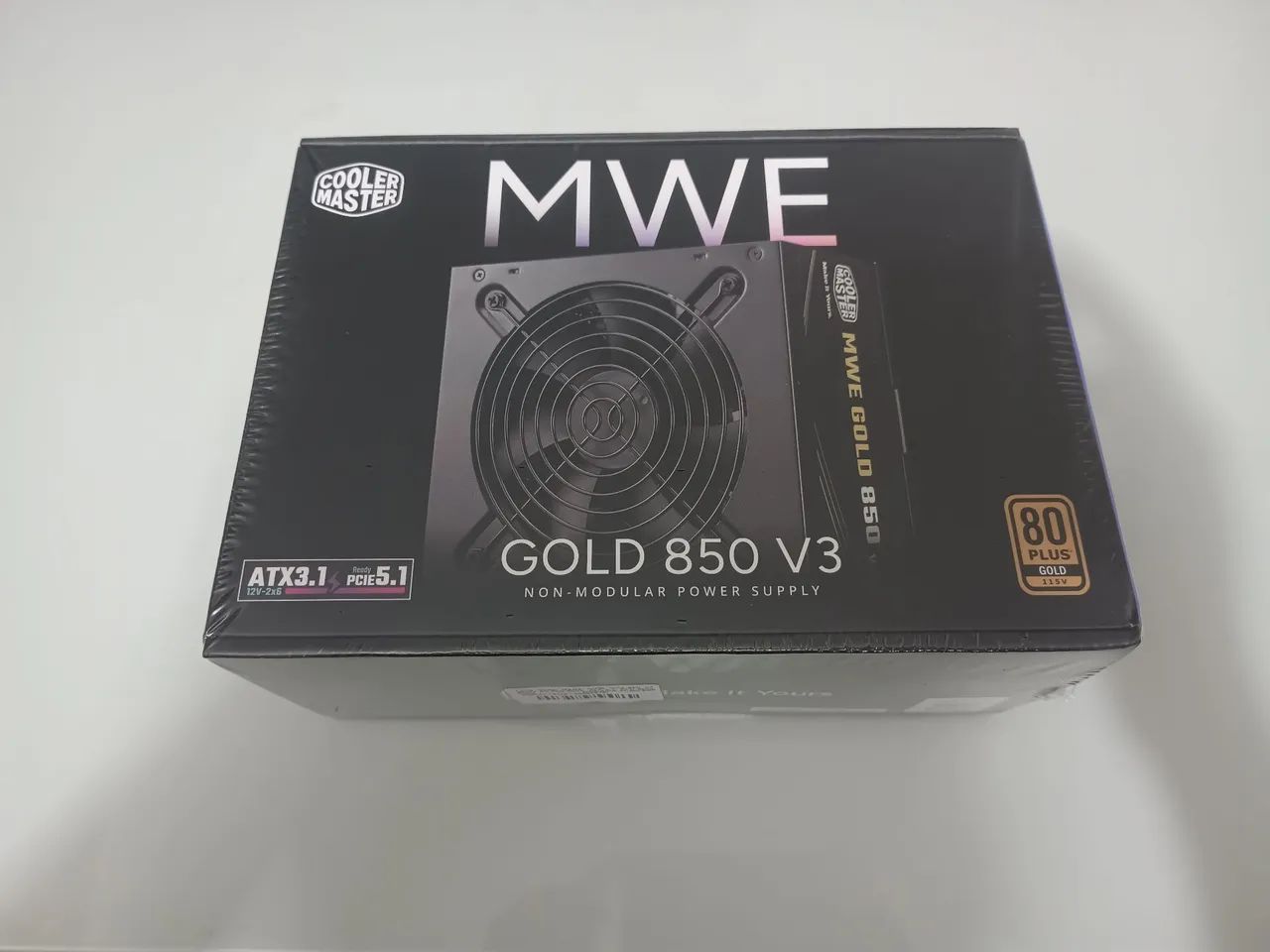 Fonte para Pc cooler Master plus Gold 850w. Nova lacrada. - Foto 2