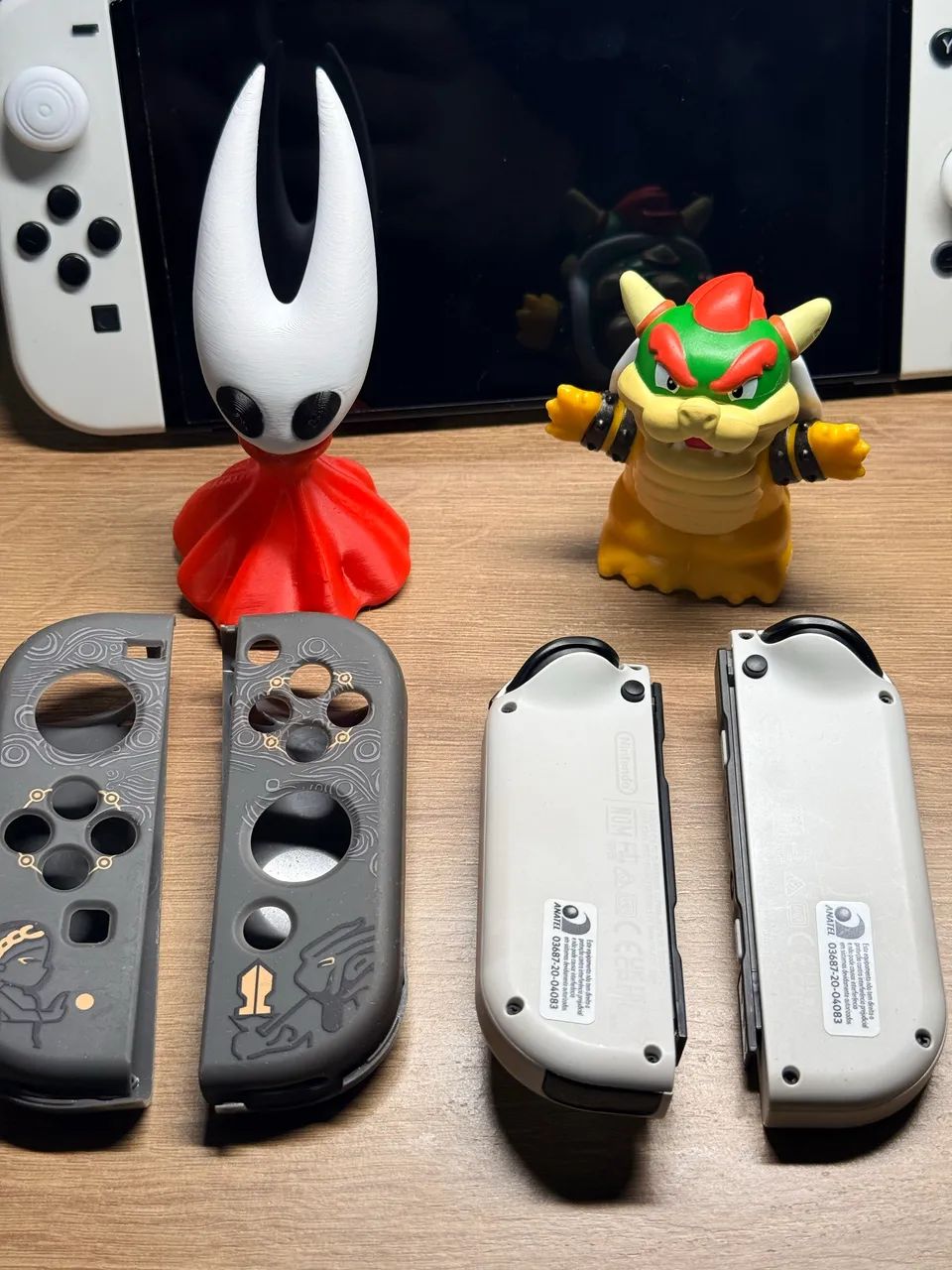 Joycons originais Switch OLED com capa Zelda  - Foto 2
