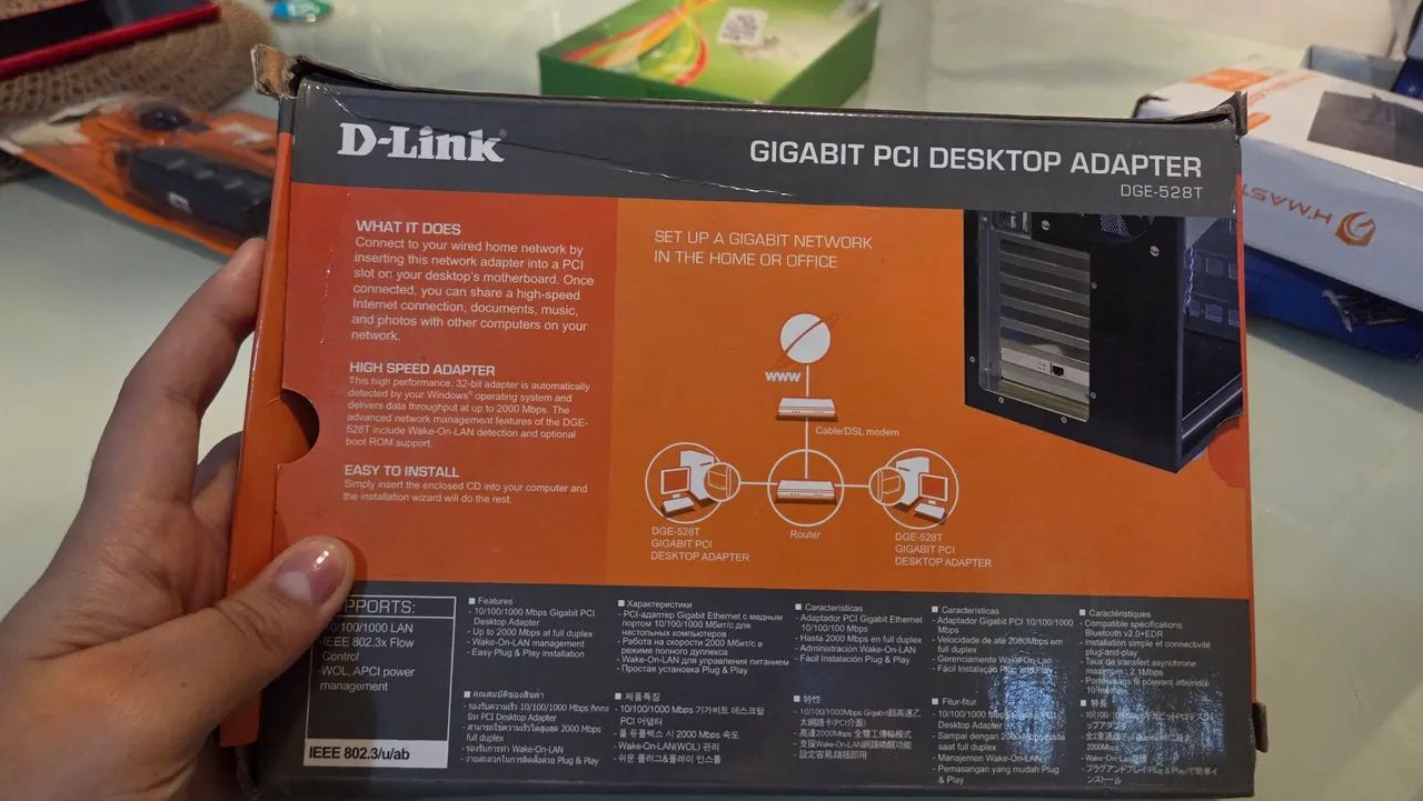 Placa de Rede PCI D-Link DGE-528T - Foto 3