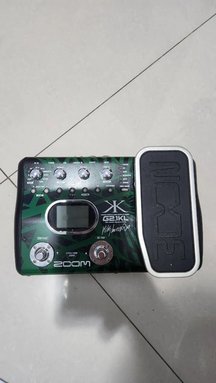 Pedaleira ZOOM Kiko Loreiro G2.1KL - Instrumentos musicais