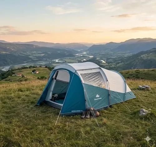 Barraca quechua 4.1 fresh and black - Foto 3