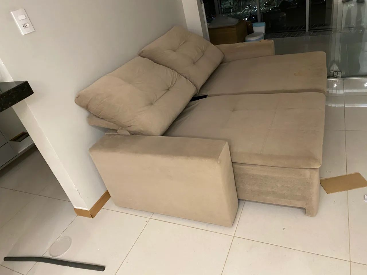 Sofá 2 lugares, reclinável e retrátil  - Foto 2