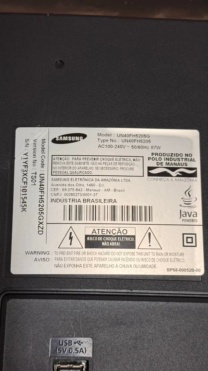 Desapego de tv SAMSUNG NÃO SMART  - Foto 3