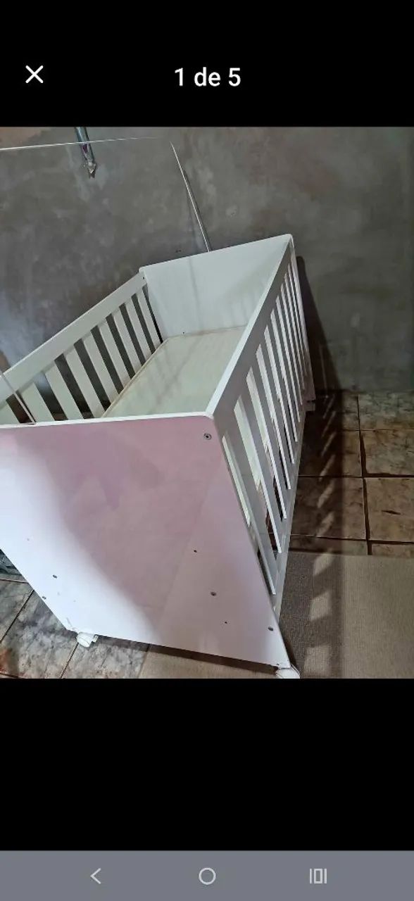 Berço americano com colchão 