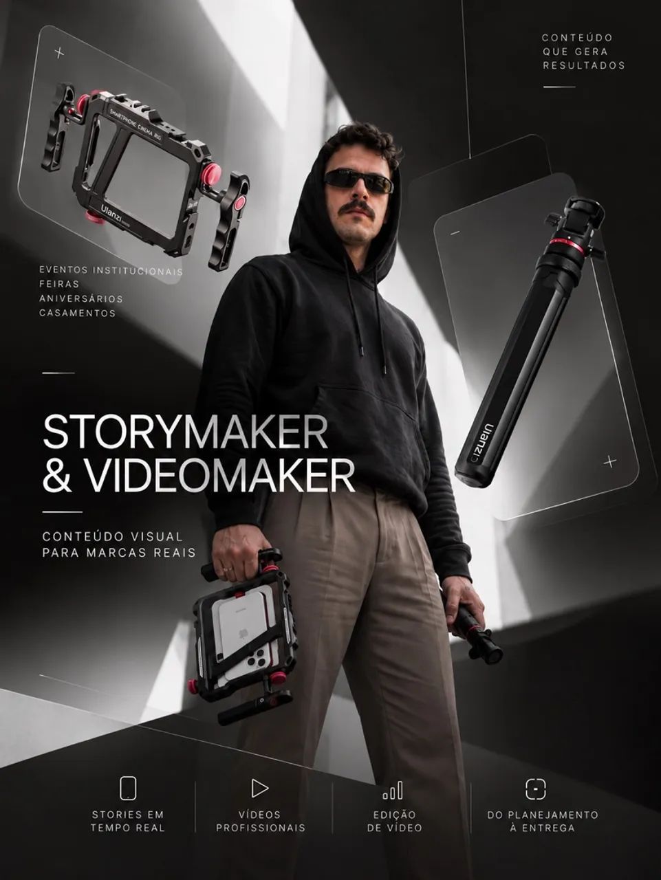 STORYMAKER E VIDEOMAKER | COBERTURA DE EVENTOS E PRODUÇÃO DE VÍDEOS