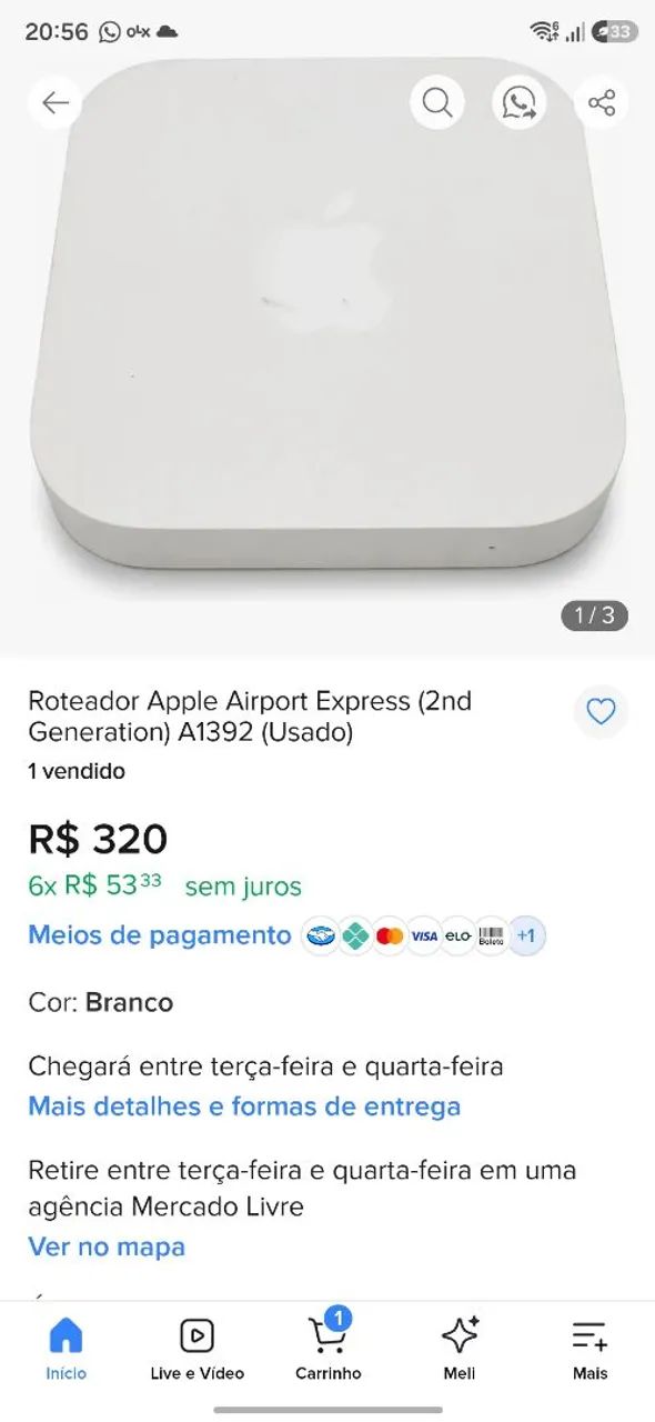 Roteador Wi-Fi Apple Airport Express - Foto 5