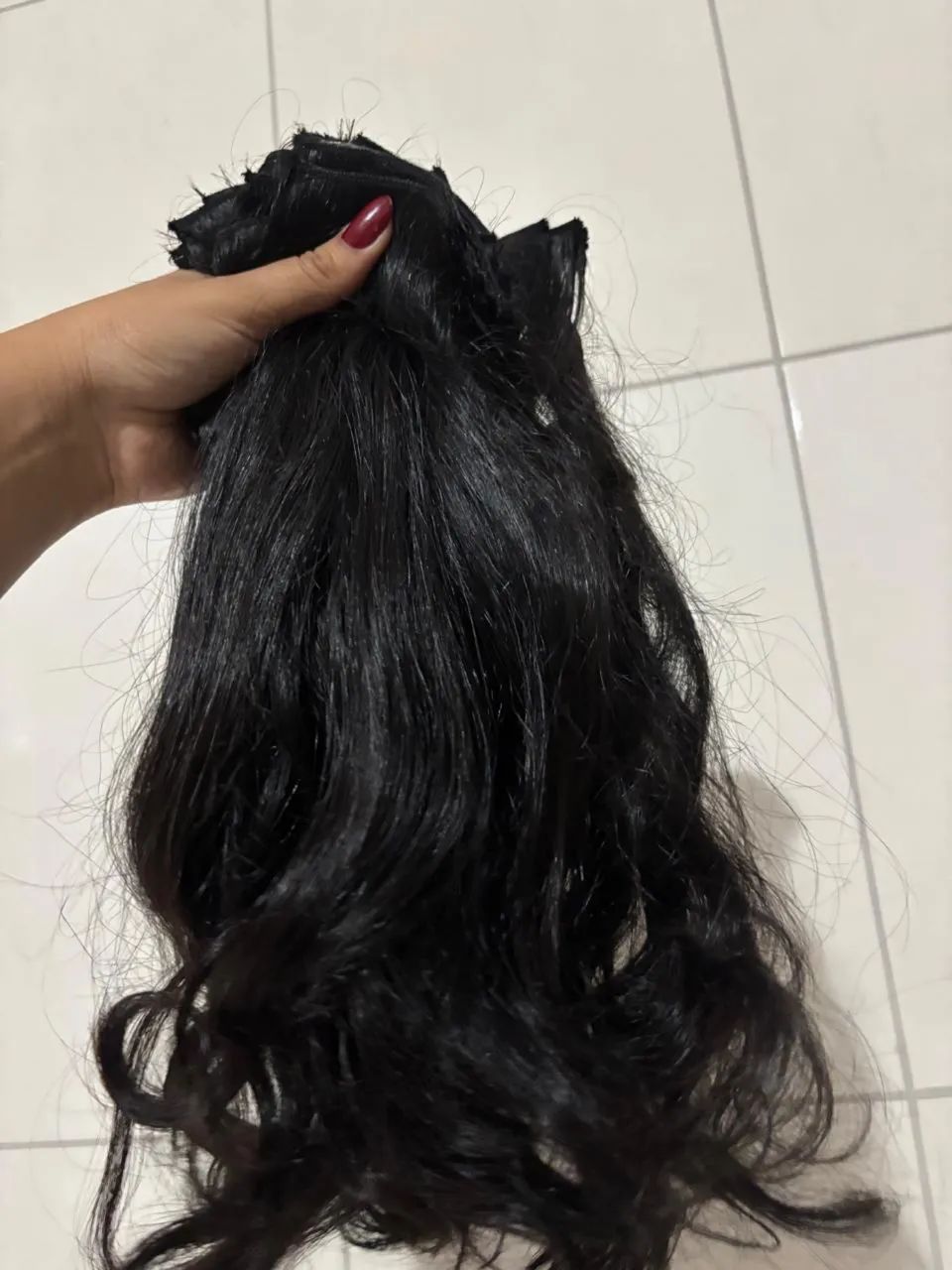 Cabelo humano 150g 45cm - Foto 2