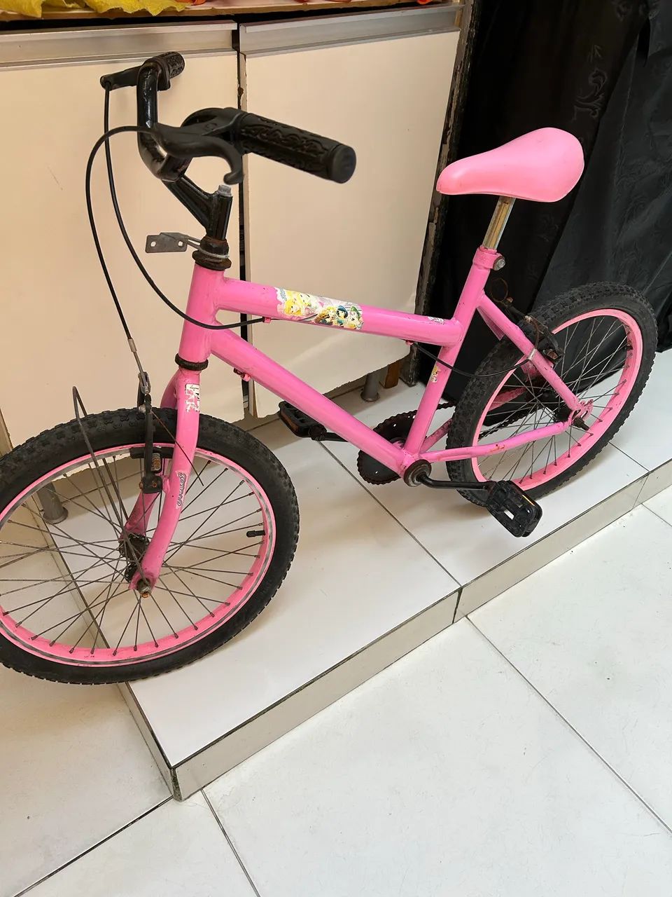 Bicicleta rosa 