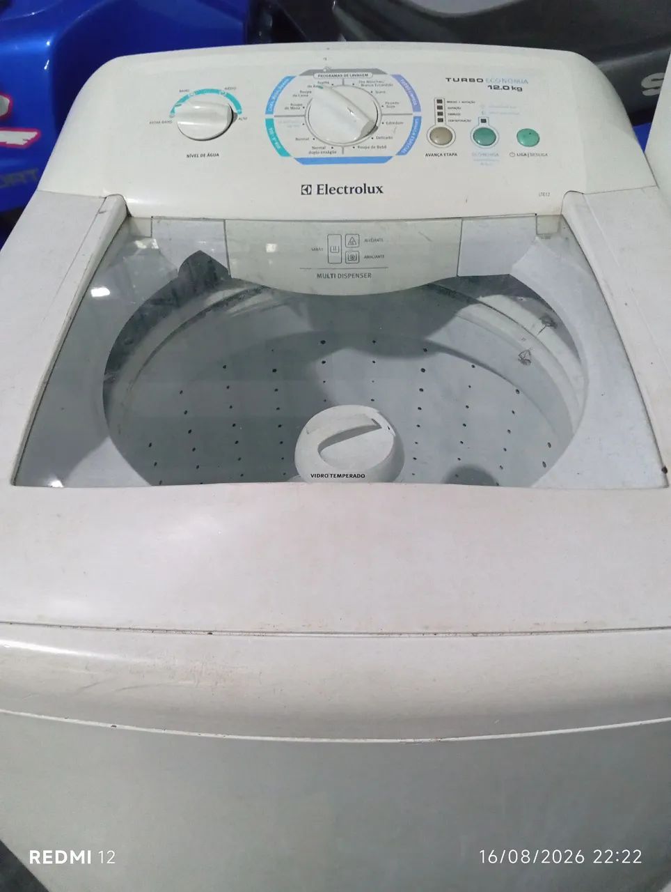 Lavadora Electrolux 12 kg