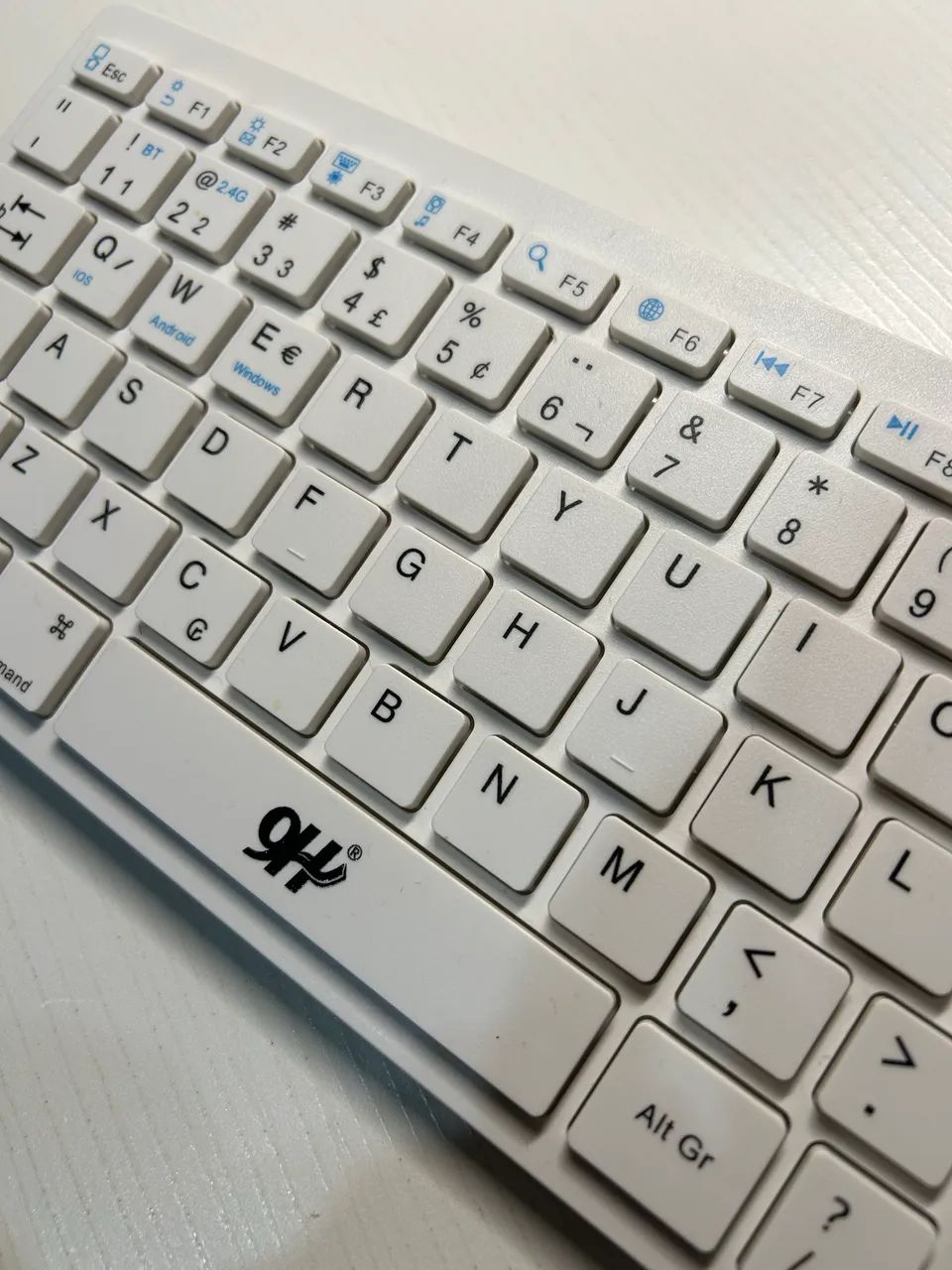 Teclado sem fio branco - Foto 4