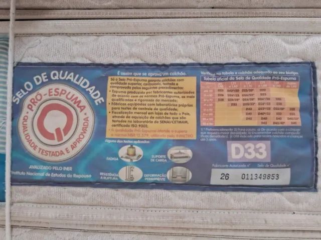 Colchão solteiro D33 3 unidades - Foto 3