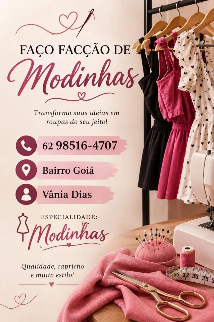 Faço facção de modinhas