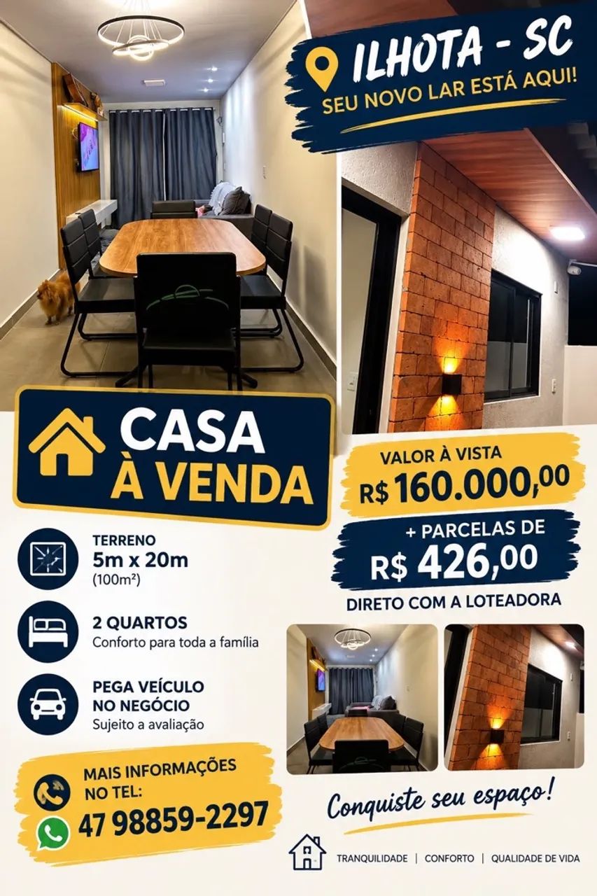 Casa a venda em Ilhota SC