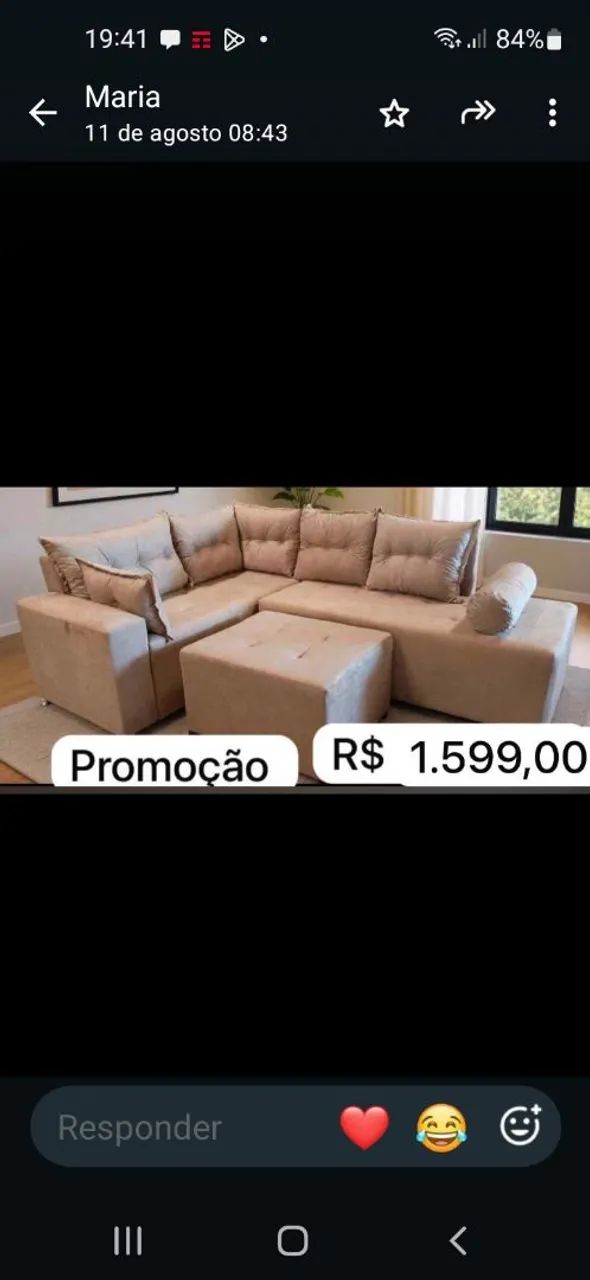 Promoção kit sofa