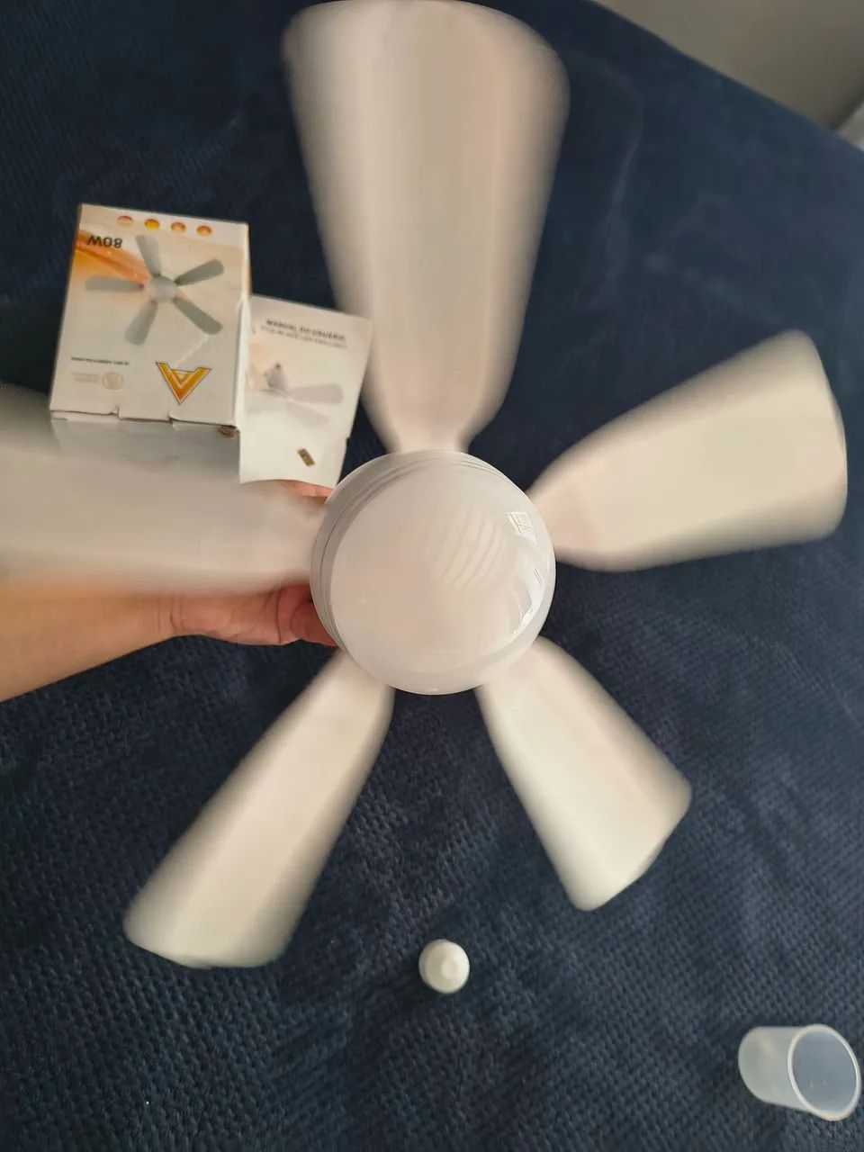 Ventilador de teto com controle e 3 modos de Luz  - Foto 4