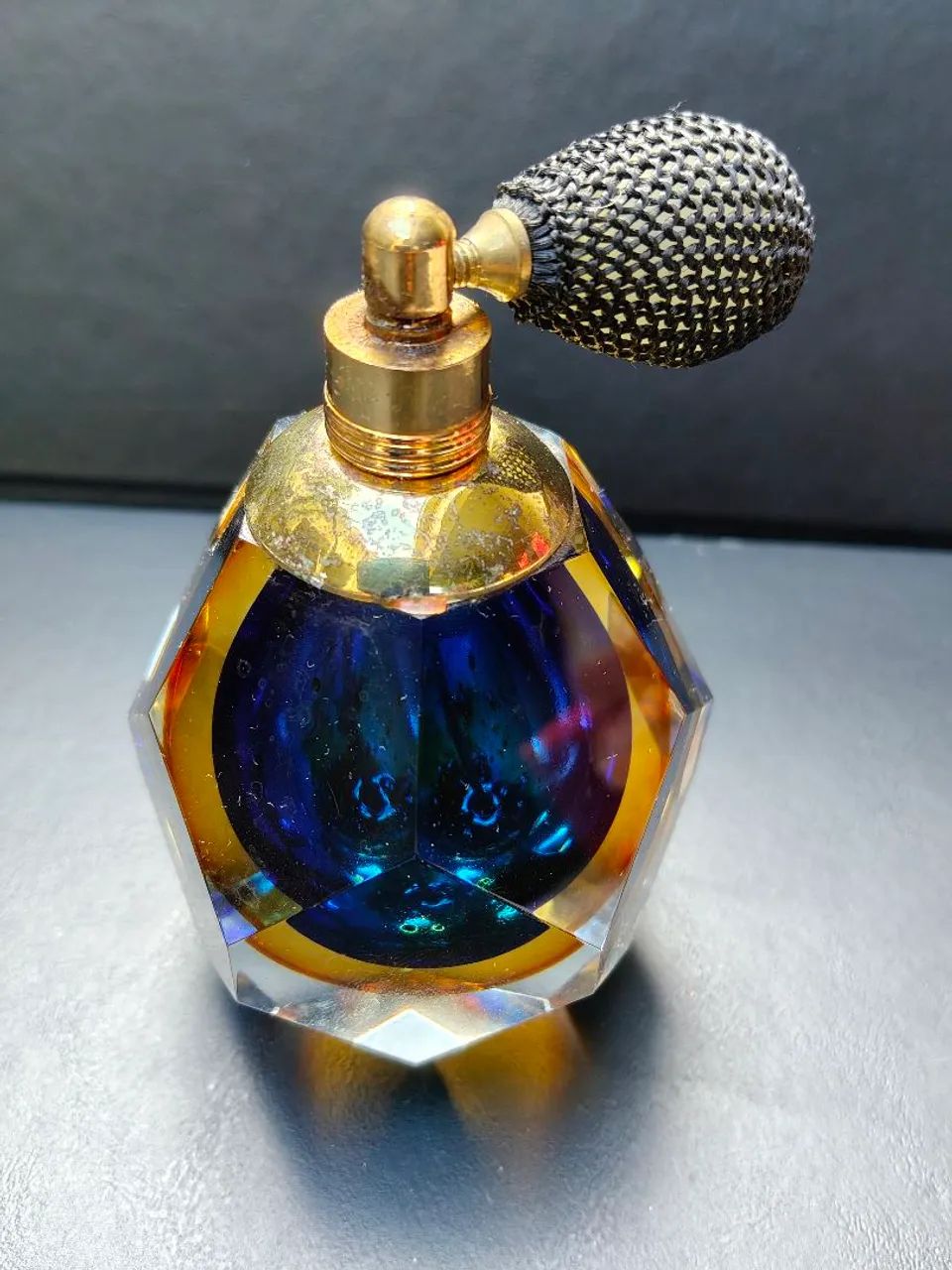  perfumeiro de vidro Murano ano 1950