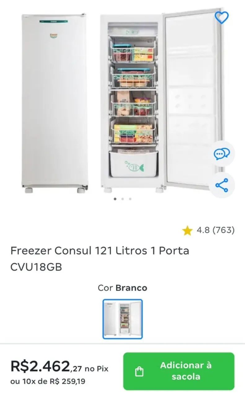 Freezer Cônsul 121L 1 porta - Foto 2