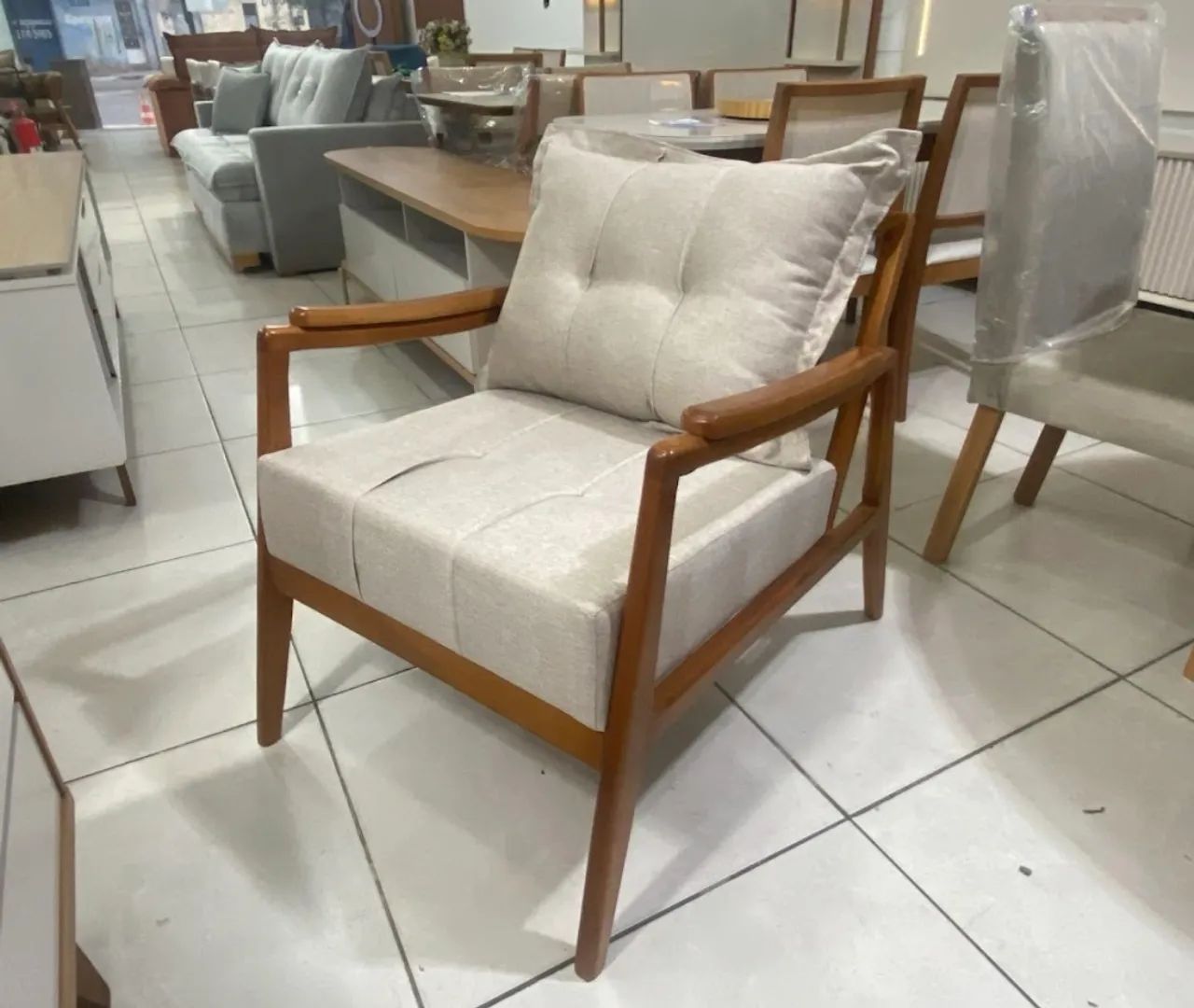 Poltrona Tokio Linho Entrega Rápida - Foto 3