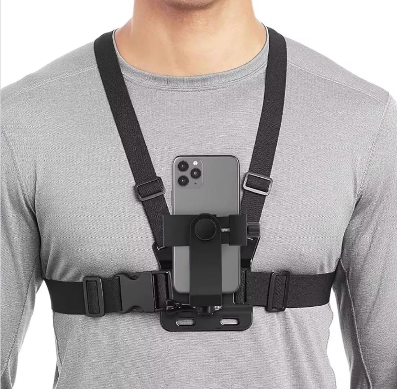 Suporte de Peito para Celular - Gravação POV Ajustável