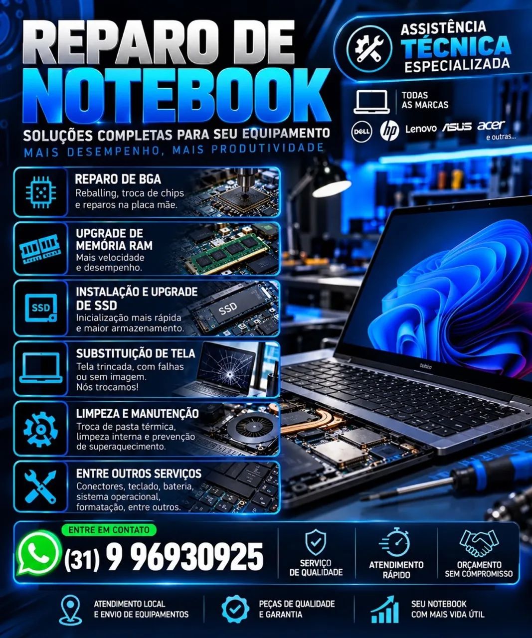 Reparo de notebook 