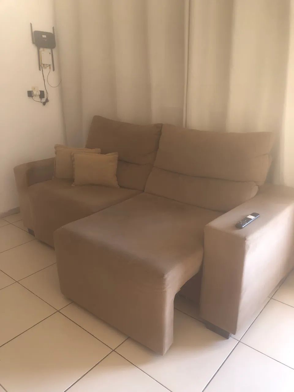 Sofá Retrátil Reclinável 